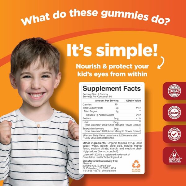 Gomitas luteina zeaxantina en blister