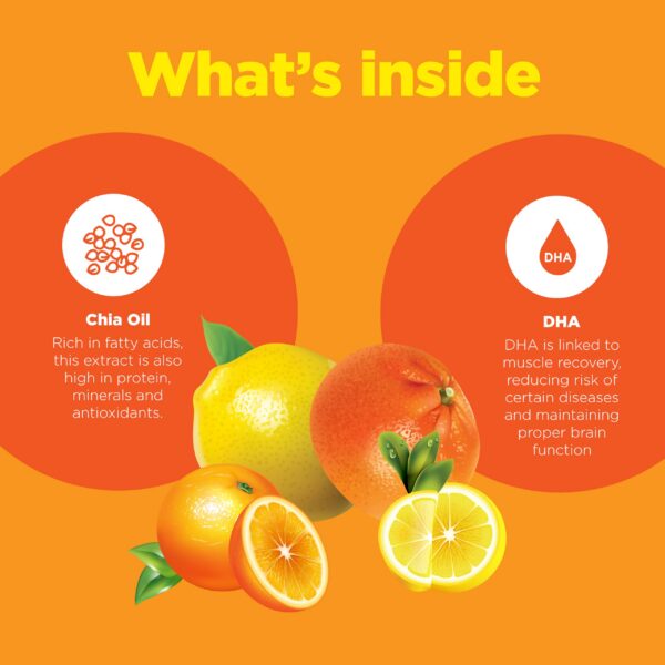 Gomitas omega-3 de algas - interior