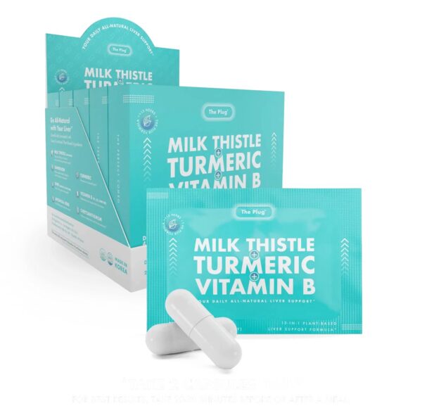 Píldoras detox y reparación hígado en botella