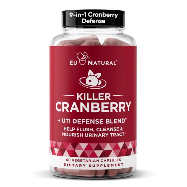 Píldoras Killer Arándano Eu Natural para defensa del tracto urinario