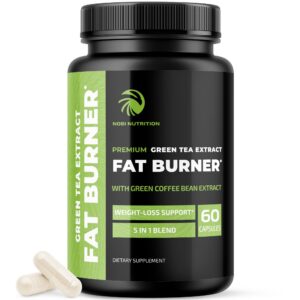 Version 1.0.0 Píldoras de té verde para pérdida de peso envase frontal