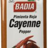 Version 1.0.0 Pimienta Cayena Badia en envase de 16 onzas