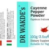 Version 1.0.0 Pimienta cayena polvo herbal apta para veganos 100g