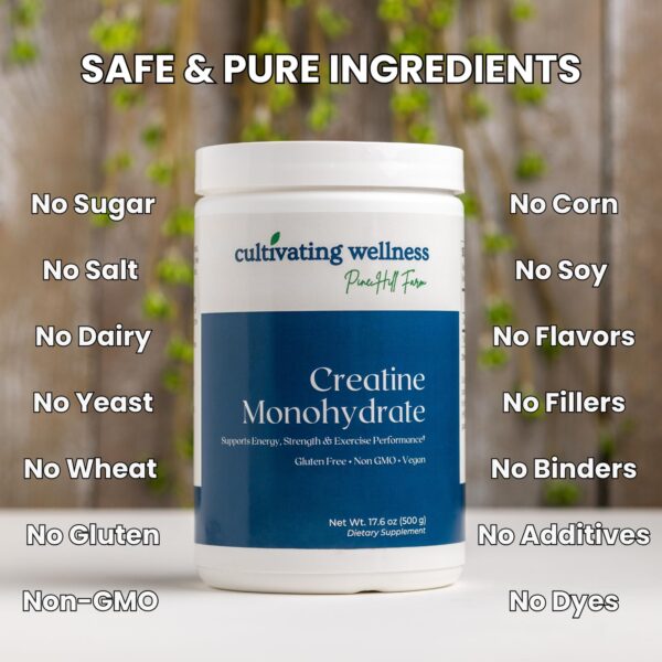 Version 1.0.0 Etiqueta trasera creatina monohidratada