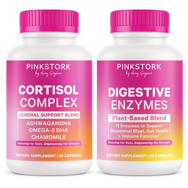 Caja frontal Pink Stork digestivo y estres