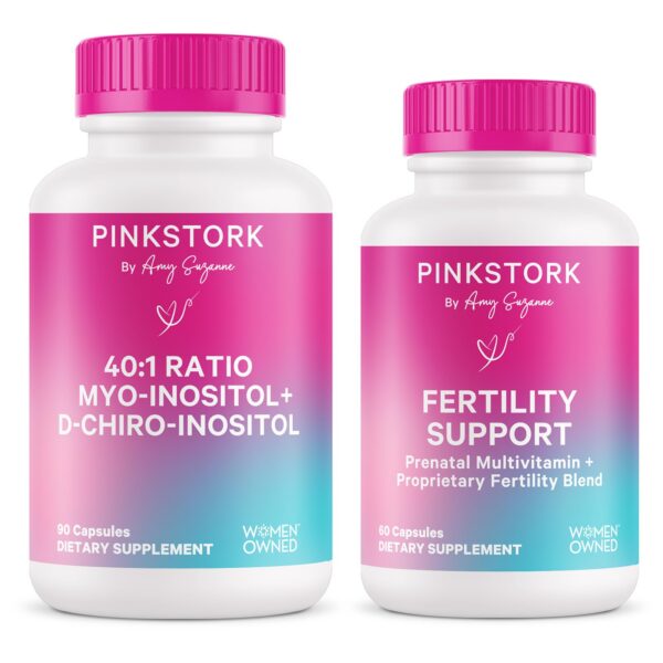 Version 1.0.0 Pink Stork fertilidad para mujeres, vista frontal