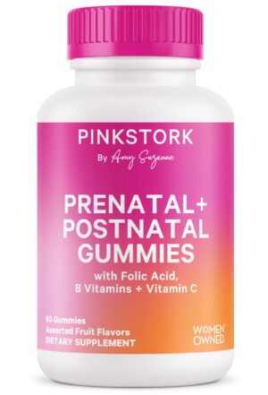 Version 1.0.0 Pink Stork gomitas multivitaminas para embarazo y posparto