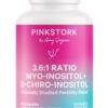 Frasco rosa Pink Stork Inositol 60 cápsulas