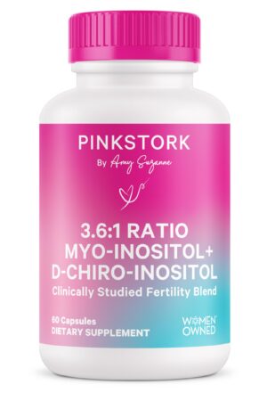 Version 1.0.0 Frasco rosa Pink Stork Inositol 60 cápsulas