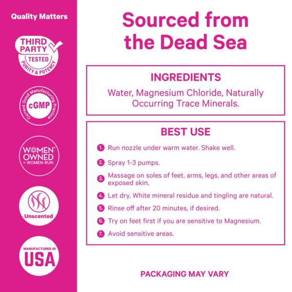 Frasco de magnesio Pink Stork 4 oz