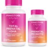 Frente de la caja Pink Stork Prenatal Vitamin Duo