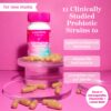 Version 1.0.0 Etiqueta Probiotics Pink Stork