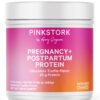 Frasco Pink Stork Proteína embarazo frontal