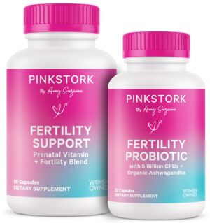 Pink Stork suplemento fertilidad para mujer caja frontal