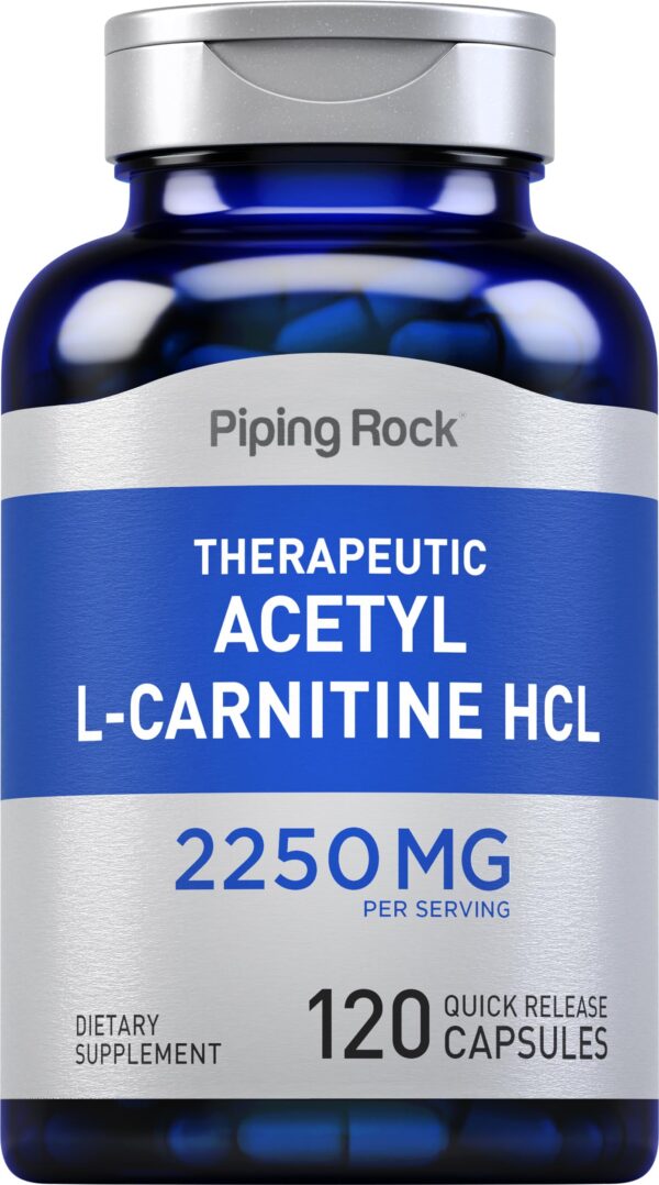 Frasco de Acetil L-Carnitine HCL 2250 mg