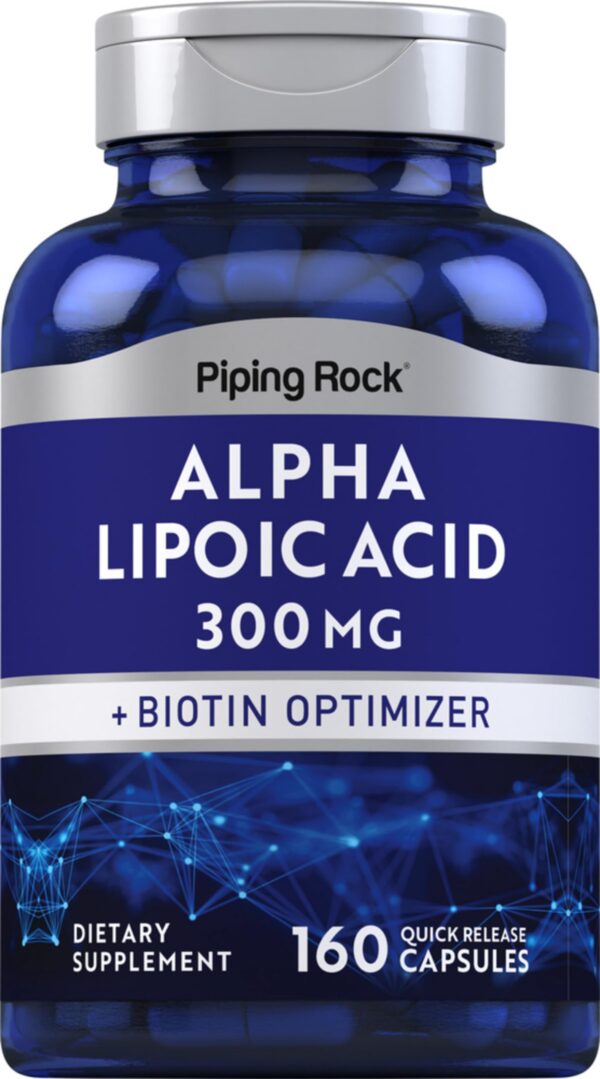 Piping Rock ALA 300 mg cápsulas frontal