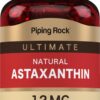Version 1.0.0 Frontal de Piping Rock Astaxantina 12 mg softgels