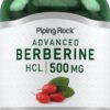 Frente de la etiqueta del suplemento Berberine HCL