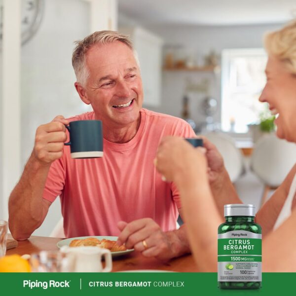 Version 1.0.0 Etiqueta frontal Bergamota de Piping Rock