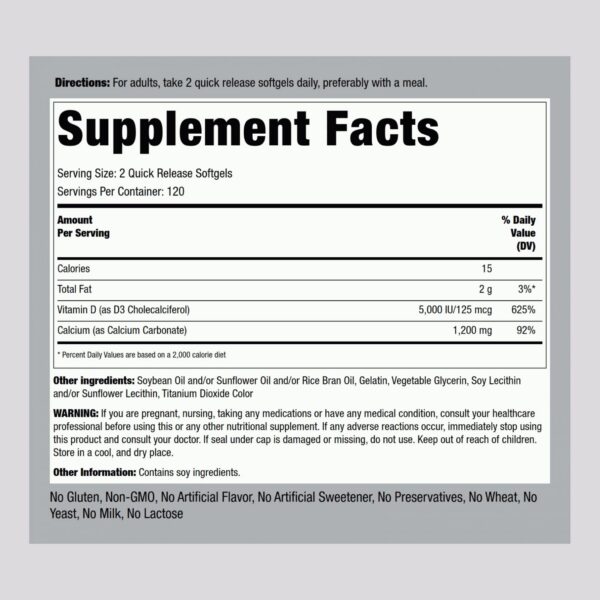 Version 1.0.0 Frasco de 240 cápsulas blandas con D3