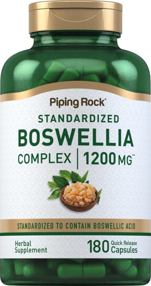 Piping Rock cápsulas extracto Boswellia 1200 mg frasco