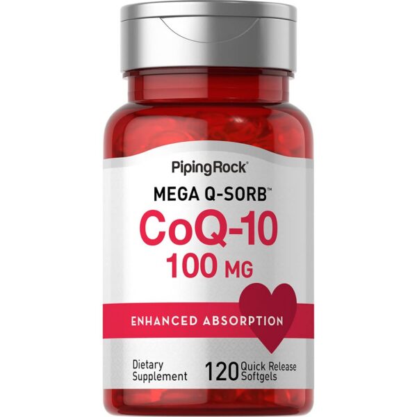 Frasco frontal CoQ10 100 mg Piping Rock