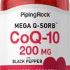 Frasco Piping Rock CoQ10 200 mg softgels