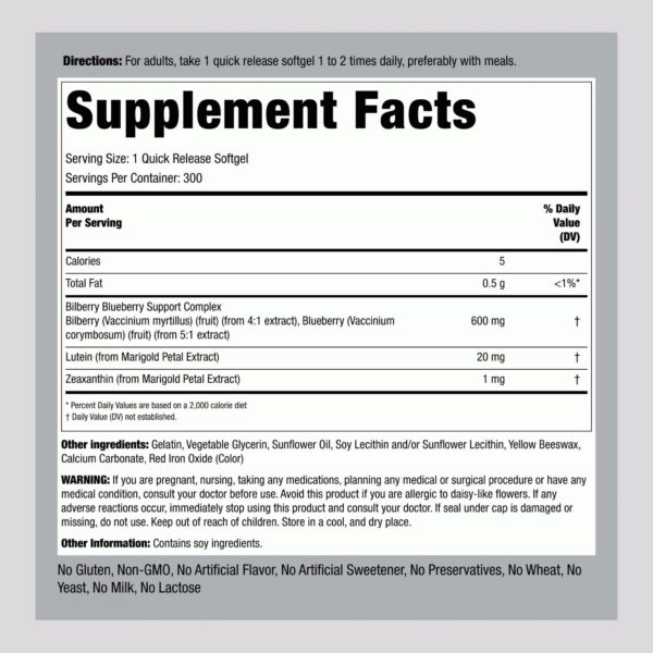 Version 1.0.0 Cápsulas blandas de Eye Health Complex