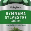 Piping Rock Gymnema Sylvestre 600 mg suplemento 200 cápsulas