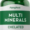 Piping Rock Mega Multi Mineral Suplemento Quelado 120 cápsulas