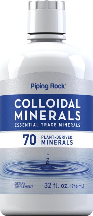 Piping Rock Minerales Coloidales Líquido en frasco