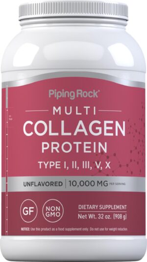 Piping Rock Multicolágeno en polvo frasco