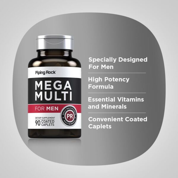 Piping Rock multivitamínico no transgénico y libre de gluten