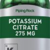 Version 1.0.0 Piping Rock Potassium Citrate cápsulas frasco frontal