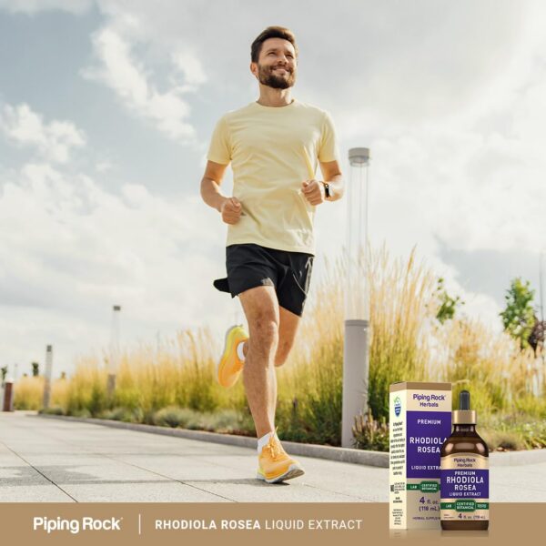 Etiqueta de tintura Rhodiola Rosea Piping Rock