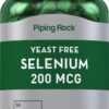 Frasco selenio Piping Rock 200 mcg