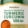 Version 1.0.0 Piping Rock suplemento cúrcuma curcumina 500mg caja