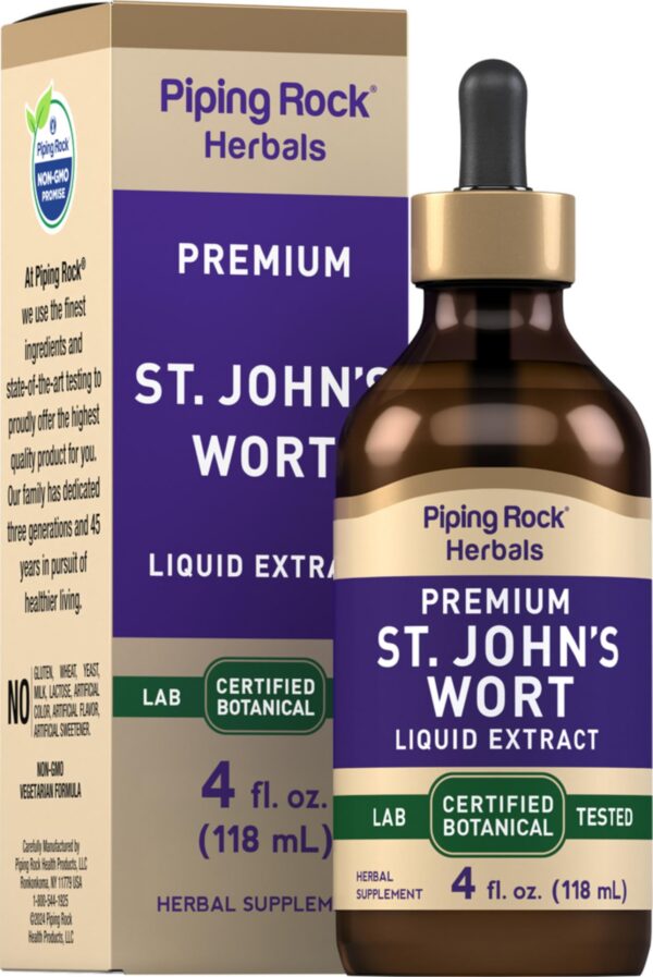 Piping Rock Tintura Hierba de San Juan extracto líquido 4 fl oz