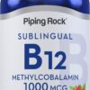 Version 1.0.0 Piping Rock vitamina b12 1000mcg tabletas sublinguales sabor baya