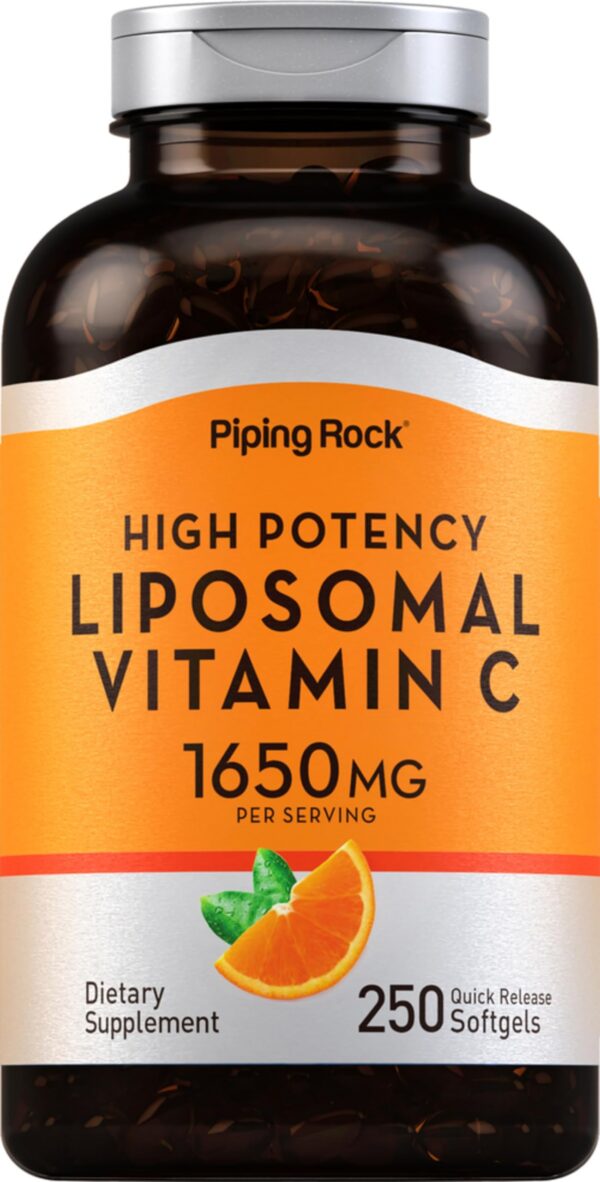 Piping Rock vitamina C liposomal 1650 mg softgels 250 unidades