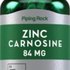 Version 1.0.0 Piping Rock zinc carnosina suplemento botella