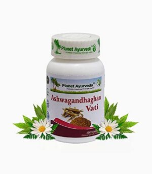 Version 1.0.0 Planet Ayurveda Ashwagandhaghan Vati suplemento herbal natural
