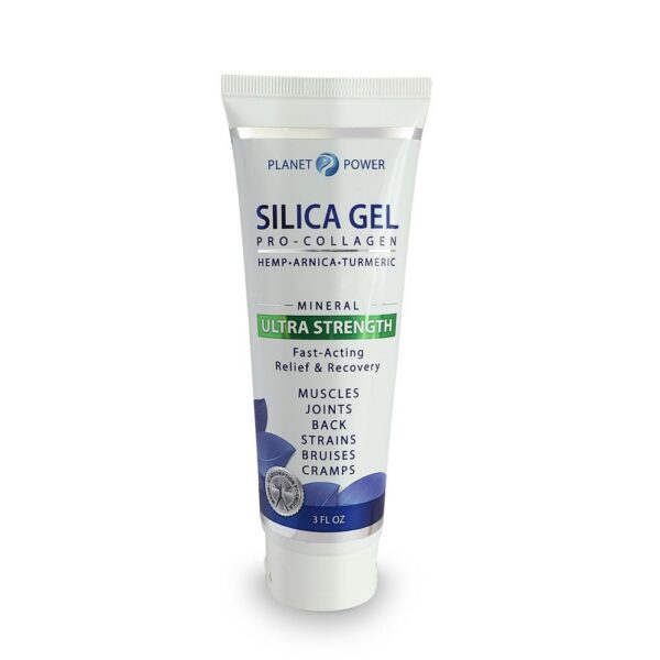 Planet Power Silica Gel frenta con etiqueta