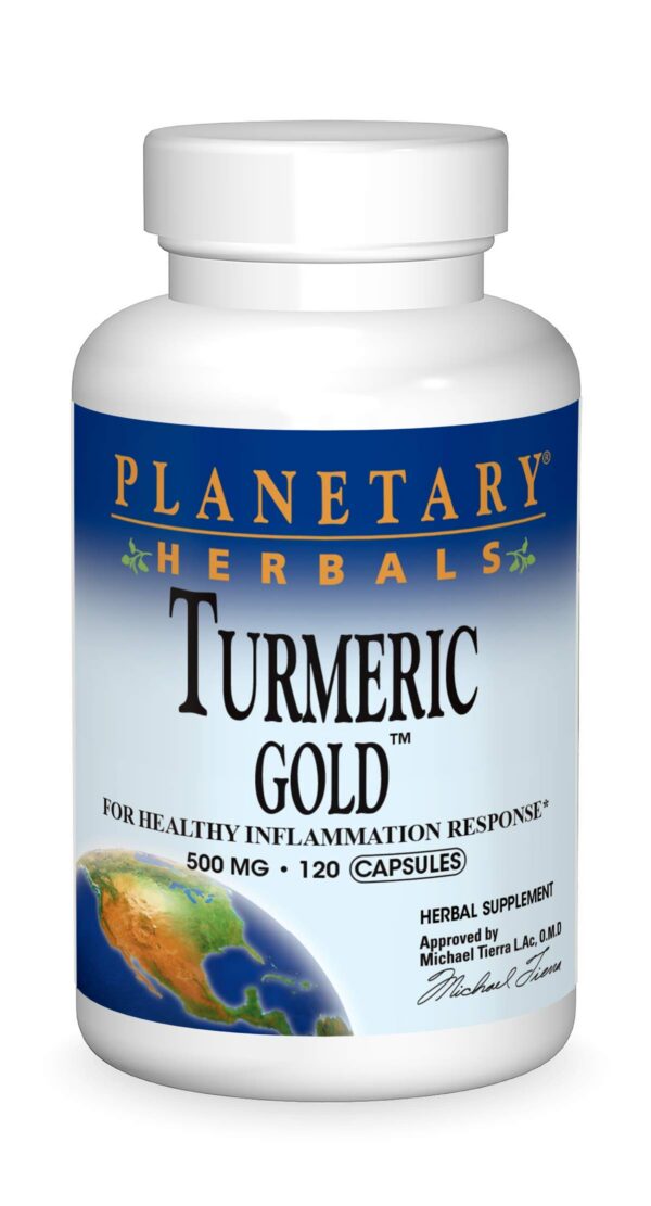 Version 1.0.0 Planetary Herbals cúrcuma oro suplemento antioxidante 500 mg azul
