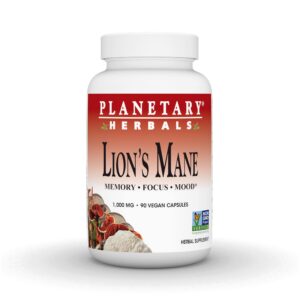 Planetary Herbals melena de león frasco 90 cápsulas