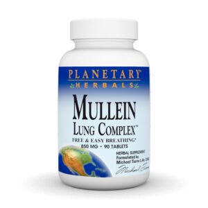 Frasco de Planetary Herbals Mullein Lung Complex
