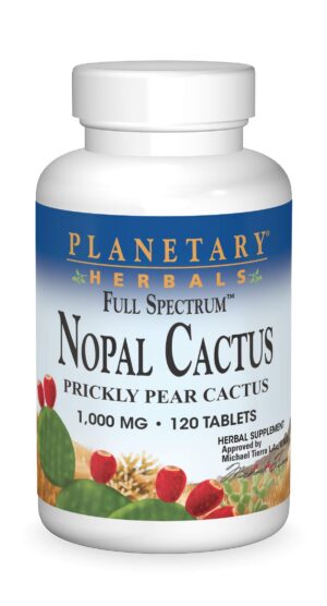 Frente de Planetary Herbals Nopal Cactus Full Spectrum 1000 mg