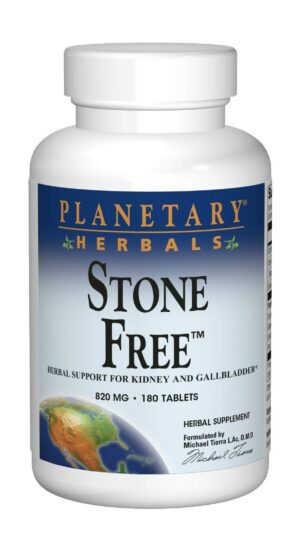Planetary Herbals Stone Free suplemento herbal soporte riñones y vesícula