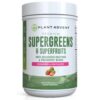 Plant Advent Supergreens Superfrutas polvo paquete frontal