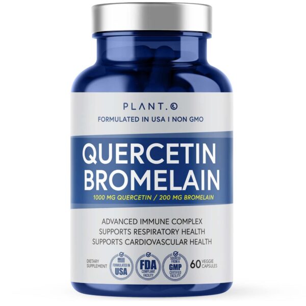 PLANT.O NUTRITION Quercetina con Bromelina frasco